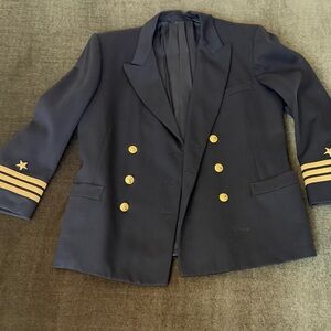 Military Blazer with Gold Trim
